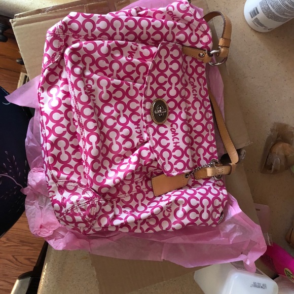 Coach Handbags - Coach coated canvas tote